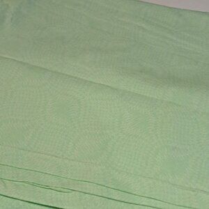 green and white fabric